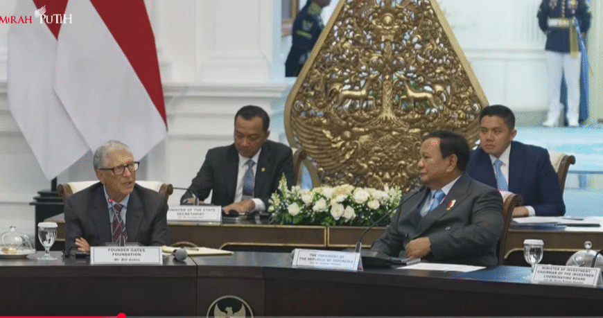 Prabowo Bertemu Bill Gates di Istana Merdeka, Bahas Dukungan Program Makan Bergizi Gratis