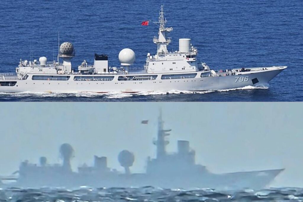 Kapal intelijen China Tipe 796 dan 796A beroperasi di kawasan Teluk Persia