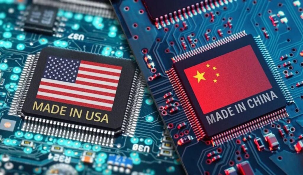 Persaingan AI China dan AS dalam mengembangkan teknologi kecerdasan buatan global.