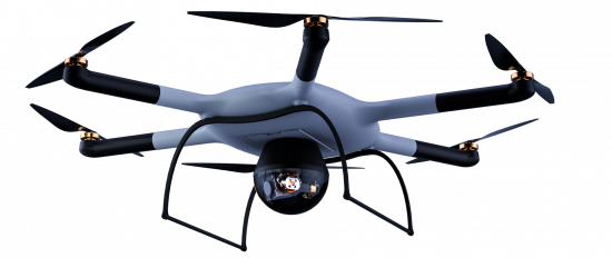 UAV Supercam X6M2 drone rotary wing Rusia untuk misi pemantauan dan operasi taktis.