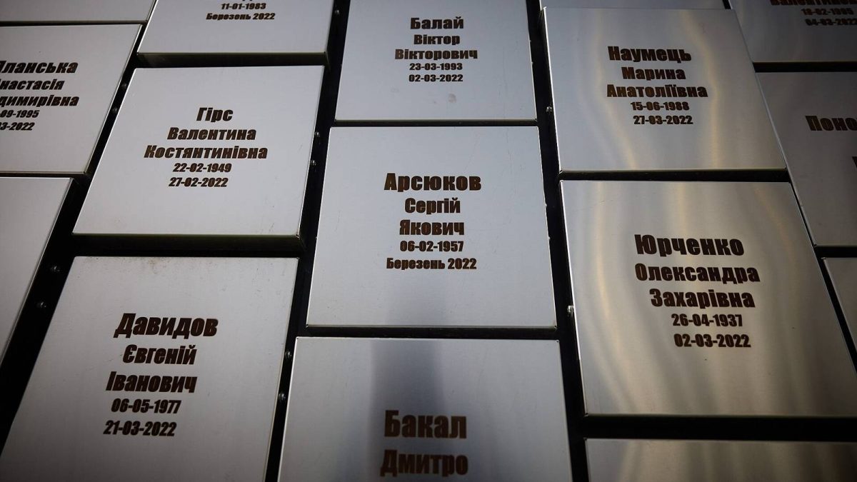Presentasi laporan Tribunal Internasional tentang Bucha.
